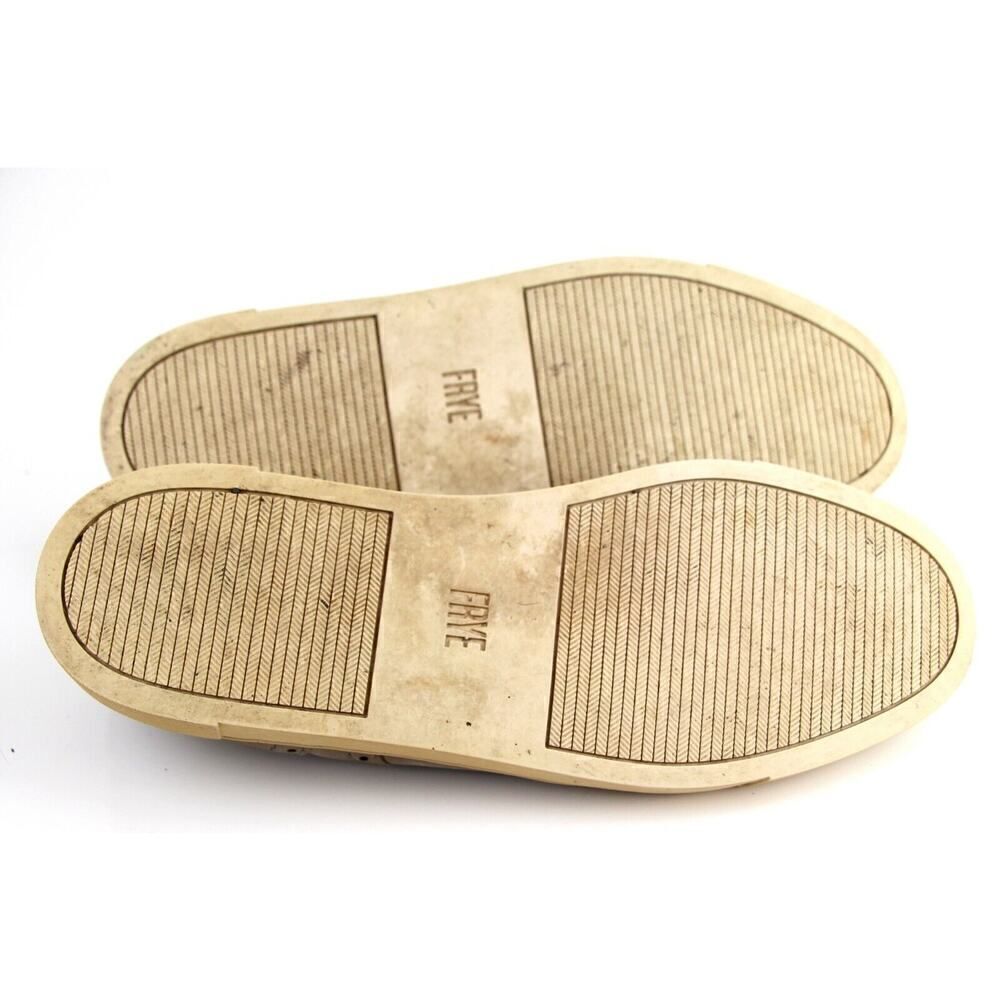 Frye GRAY GENUINE LEATHER SUEDE ROUND TOE COMFORT LOAFER FLATS SHOES Size 8.5M - Picture 10 of 12